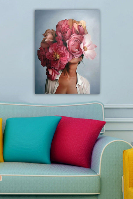 Tablou Canvas Lady, Multicolor, 70 x 50 cm