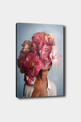 Tablou Canvas Lady, Multicolor, 70 x 50 cm