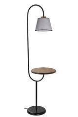 Lampadar cu masuta de cafea Zumrut - Gri, SKU 534LUN3549