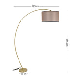 Lampadar Misra - Răchită întunecată, SKU 534LUN4223