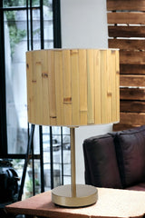Veioză 8850-4, Stejar - Auriu, Ø30x45 cm