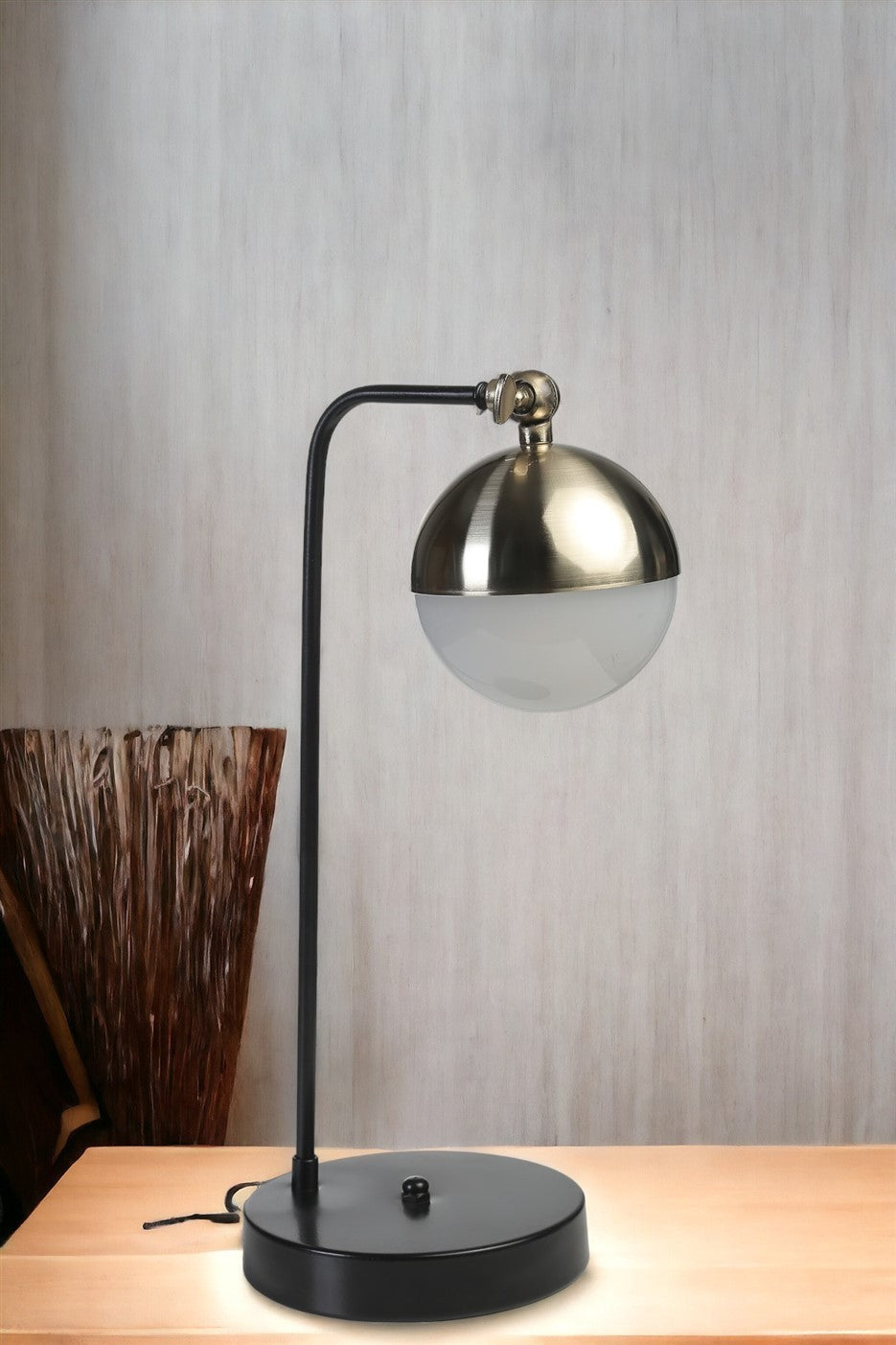 Veioză 8841-4, Negru - Matte chrome