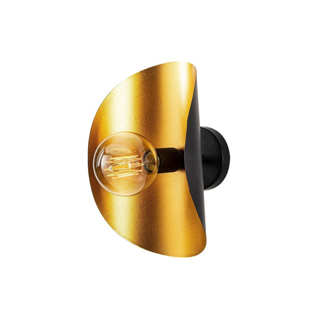 Aplica de perete Luminoox, Negru/Auriu