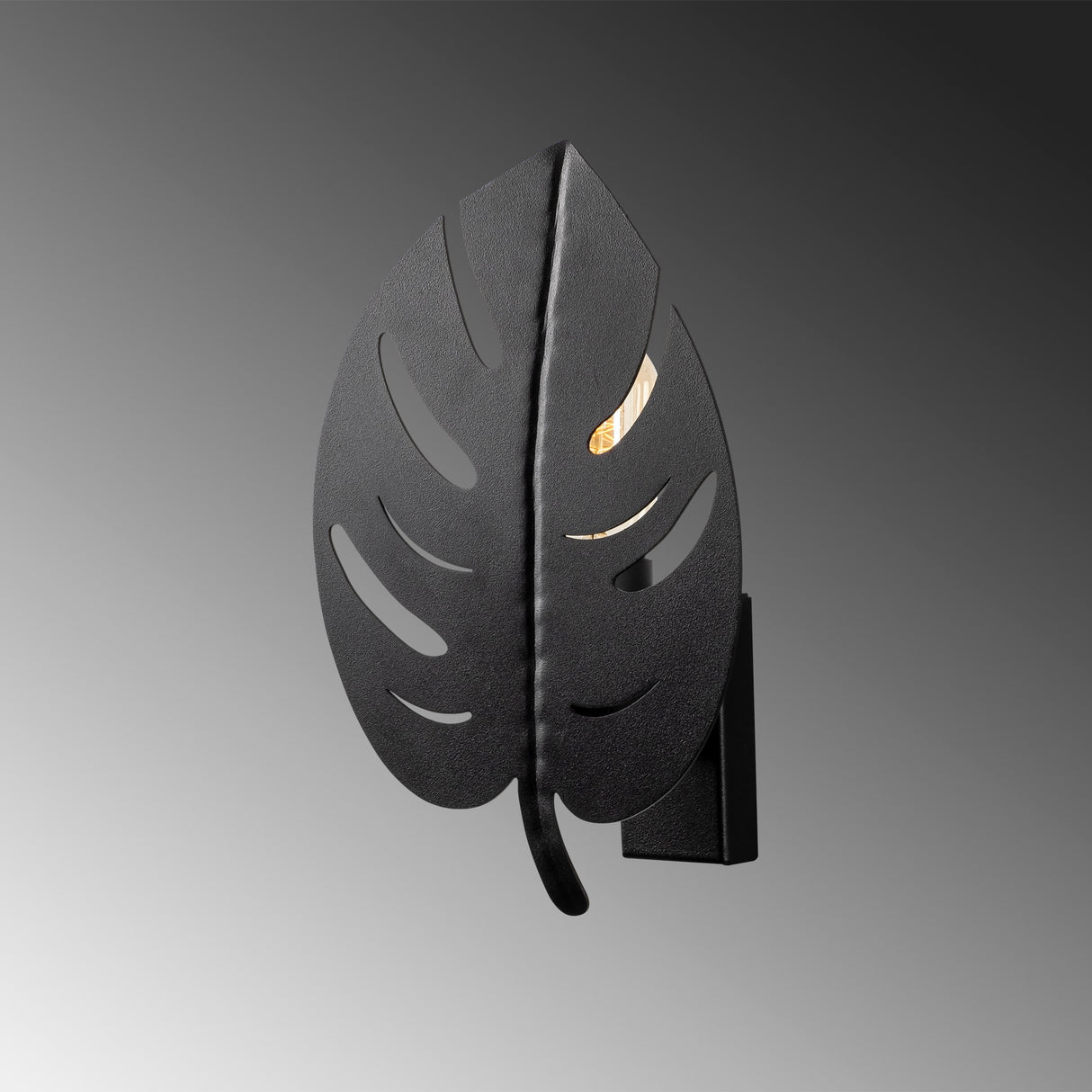 Aplică de perete Sivani - MR - 843, Negru, 21x12 cm