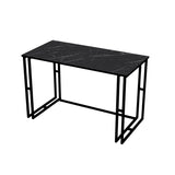 Birou Alfa cu picioare metalice 120 x 75 x 60 cm - Negru, SKU 541HDL1101