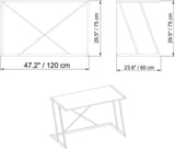 Birou Anemon, Diverse culori, Diverse dimensiuni - Nuc - Negru - 120x60x75 cm | SKU: 541HDL1104 | Birou Anemon, varianta Nuc - Negru - 120x60x75 cm, produs pentru amenajarea locuinței, disponibil online în România la CasaMob