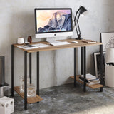 Birou Reader, Diverse culori, 125x60x74 cm - Negru - Nuc | SKU: 541HDL1114 | Birou Reader, 125x60x74 cm, varianta Negru - Nuc, produs pentru amenajarea locuinței, disponibil online în România la CasaMob