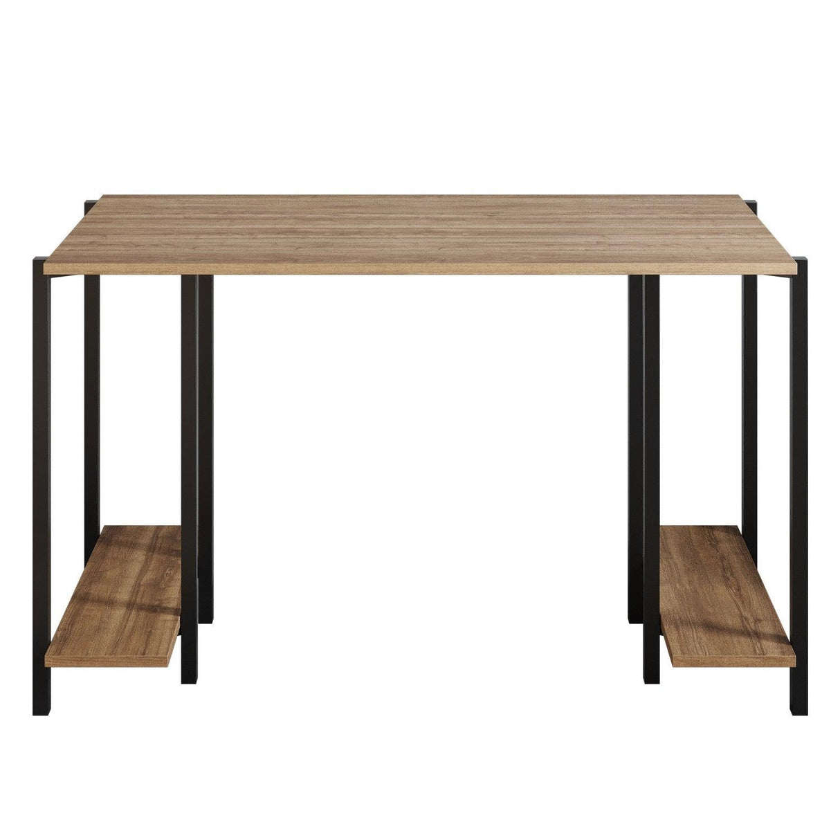 Birou Reader, Diverse culori, 125x60x74 cm - Negru - Nuc | SKU: 541HDL1114 | Birou Reader, 125x60x74 cm, varianta Negru - Nuc, produs pentru amenajarea locuinței, disponibil online în România la CasaMob