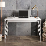 Birou Tuna, Diverse culori, 120x60x75 cm - Alb | SKU: 541HDL1115 | Birou Tuna, 120x60x75 cm, varianta Alb, produs pentru amenajarea locuinței, disponibil online în România la CasaMob