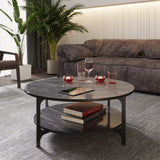 Măsuță de cafea Versy, Diverse culori, Diverse dimensiuni - Negru - 90x90x37 cm | SKU: 541HDL1212 | Măsuță de cafea Versy, varianta Negru - 90x90x37 cm, produs pentru amenajarea locuinței, disponibil online în România la CasaMob