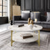 Auriu - Alb - 90x37x90 cm | SKU: 541HDL1213 | Măsuță de cafea Versy, varianta Auriu - Alb - 90x37x90 cm, produs pentru amenajarea locuinței, disponibil online în România la CasaMob