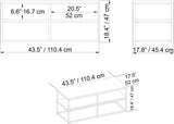 Mobilier Forteaus 110x52 - Walnut Black, SKU 541HDL1234