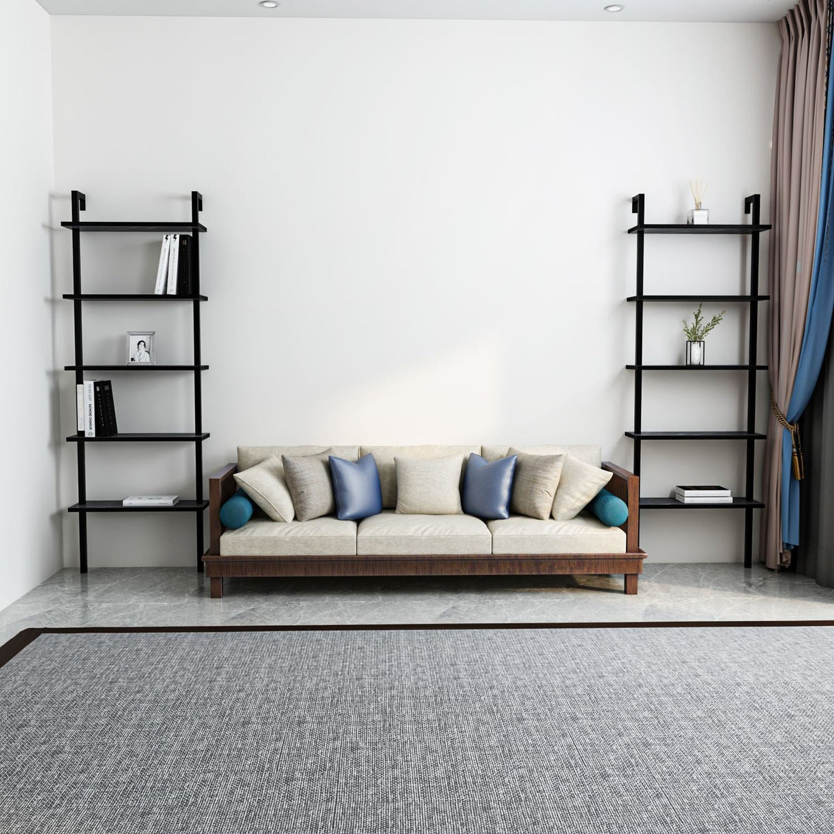 Bibliotecă Piante, Diverse culori, 60x22x174 cm - Negru | SKU: 541HDL1308 | Bibliotecă Piante, 60x22x174 cm, varianta Negru, produs pentru amenajarea locuinței, disponibil online în România la CasaMob