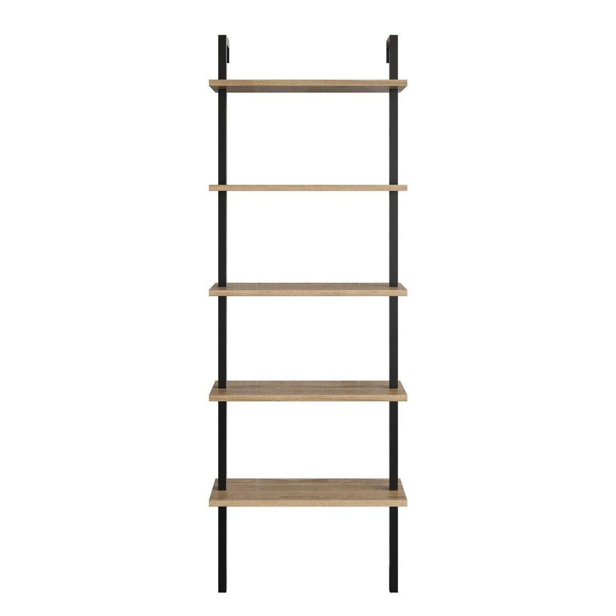 Bibliotecă Piante, Diverse culori, 60x22x174 cm - Nuc - Negru | SKU: 541HDL1310 | Bibliotecă Piante, 60x22x174 cm, varianta Nuc - Negru, produs pentru amenajarea locuinței, disponibil online în România la CasaMob