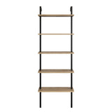 Bibliotecă Piante, Diverse culori, 60x22x174 cm - Nuc - Negru | SKU: 541HDL1310 | Bibliotecă Piante, 60x22x174 cm, varianta Nuc - Negru, produs pentru amenajarea locuinței, disponibil online în România la CasaMob