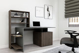 Birou Melis, Diverse culori, 146x60x74 cm - Nuc - Antracit | SKU: 550ARN2213 | Birou Melis, 146x60x74 cm, varianta Nuc - Antracit, produs pentru amenajarea locuinței, disponibil online în România la CasaMob