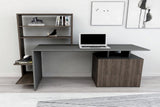Birou Melis, Diverse culori, 146x60x74 cm - Nuc - Antracit | SKU: 550ARN2213 | Birou Melis, 146x60x74 cm, varianta Nuc - Antracit, produs pentru amenajarea locuinței, disponibil online în România la CasaMob