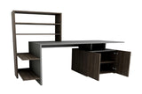 Birou Melis, Diverse culori, 146x60x74 cm - Nuc - Antracit | SKU: 550ARN2213 | Birou Melis, 146x60x74 cm, varianta Nuc - Antracit, produs pentru amenajarea locuinței, disponibil online în România la CasaMob