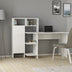Alb | SKU: 550ARN1112 | Birou Bugra, 136x60x112 cm, varianta Alb, produs pentru amenajarea locuinței, disponibil online în România la CasaMob