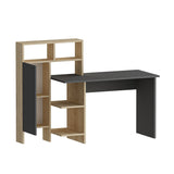 Birou Bugra, Diverse culori, 136x60x112 cm - Antracit - Stejar | SKU: 550ARN1113 | Birou Bugra, 136x60x112 cm, varianta Antracit - Stejar, produs pentru amenajarea locuinței, disponibil online în România la CasaMob