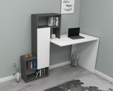 Birou Irmak, Diverse culori, Diverse dimensiuni - Alb - Antracit - 139x55x74 cm | SKU: 550ARN1124 | Birou Irmak, varianta Alb - Antracit - 139x55x74 cm, produs pentru amenajarea locuinței, disponibil online în România la CasaMob