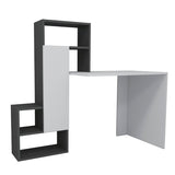 Birou Irmak, Diverse culori, Diverse dimensiuni - Alb - Antracit - 139x55x74 cm | SKU: 550ARN1124 | Birou Irmak, varianta Alb - Antracit - 139x55x74 cm, produs pentru amenajarea locuinței, disponibil online în România la CasaMob