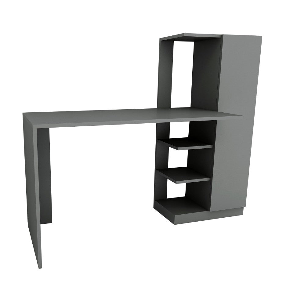 Birou Yagiz, Diverse culori, 120x55x74 cm - Antracit | SKU: 550ARN1140 | Birou Yagiz, 120x55x74 cm, varianta Antracit, produs pentru amenajarea locuinței, disponibil online în România la CasaMob
