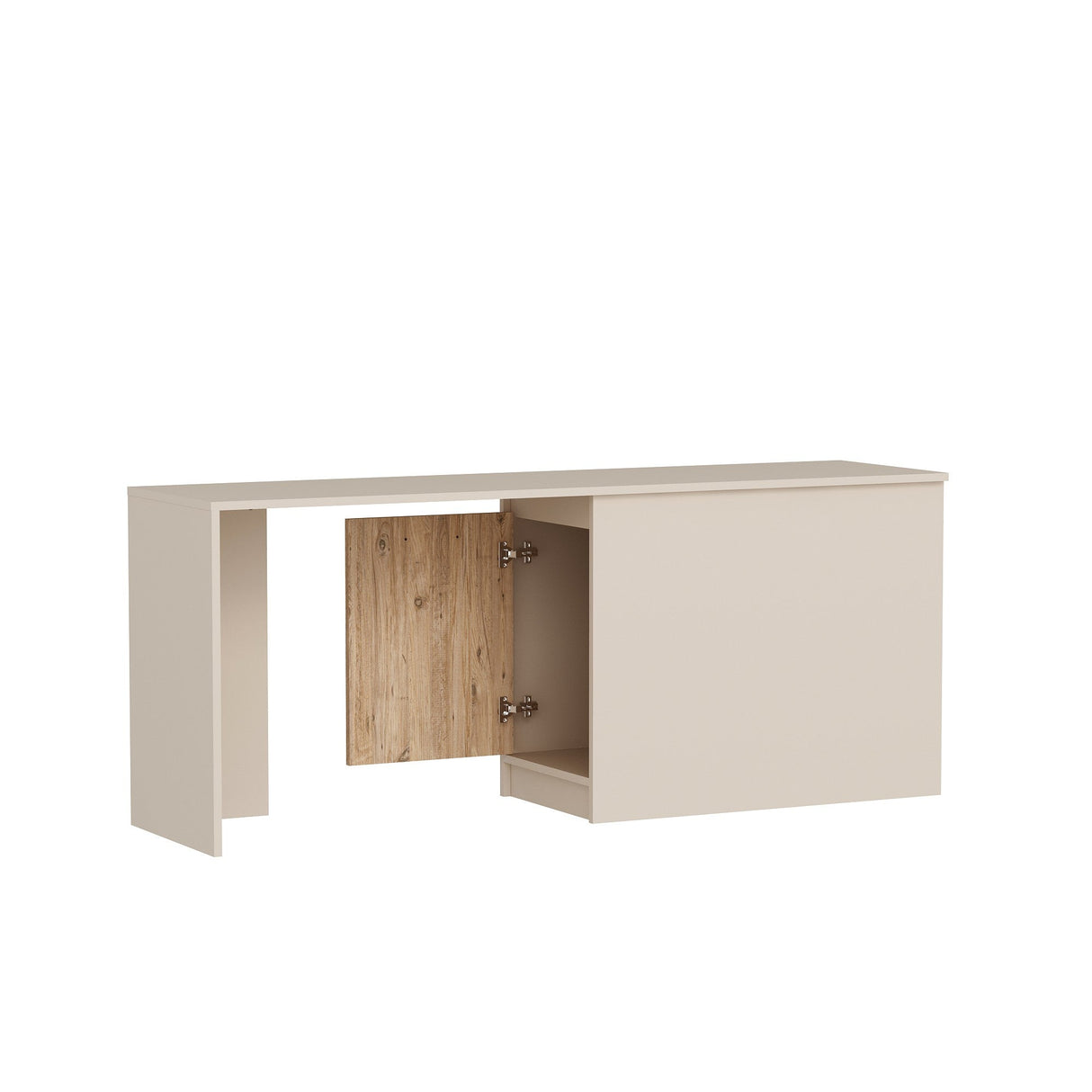 Birou Newra, Diverse culori, 180x47x74 cm - Pin atlantic - Bej | SKU: 550ARN1182 | Birou Newra, 180x47x74 cm, varianta Pin atlantic - Bej, produs pentru amenajarea locuinței, disponibil online în România la CasaMob