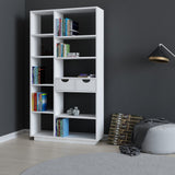Bibliotecă Luma, Diverse culori, 80x25x189 cm - Alb | SKU: 550ARN1612 | Bibliotecă Luma, 80x25x189 cm, varianta Alb, produs pentru amenajarea locuinței, disponibil online în România la CasaMob