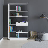 Bibliotecă Luma, Diverse culori, 80x25x189 cm - Alb | SKU: 550ARN1612 | Bibliotecă Luma, 80x25x189 cm, varianta Alb, produs pentru amenajarea locuinței, disponibil online în România la CasaMob