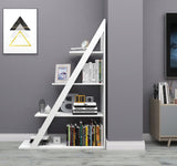 Bibliotecă Arven, Alb, 100x30x150 cm