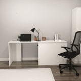Birou Akser, Diverse culori, 180x47x74 cm - Alb | SKU: 550ARN2274 | Birou Akser, 180x47x74 cm, varianta Alb, produs pentru amenajarea locuinței, disponibil online în România la CasaMob