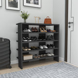 Pantofar Fuat, 4 Rafturi Larg, 16 - 20 Perechi,  76 x 72 x 32 cm - Gri, SKU 550ARN2628