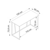 Birou Lissa, Diverse culori - Sapphire - Negru | SKU: 550ARN3427 | Birou Lissa, varianta Sapphire - Negru, produs pentru amenajarea locuinței, disponibil online în România la CasaMob