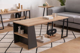 Măsuță de cafea Lissa, Diverse culori - Sapphire - Negru | SKU: 550ARN3442 | Măsuță de cafea Lissa, varianta Sapphire - Negru, produs pentru amenajarea locuinței, disponibil online în România la CasaMob