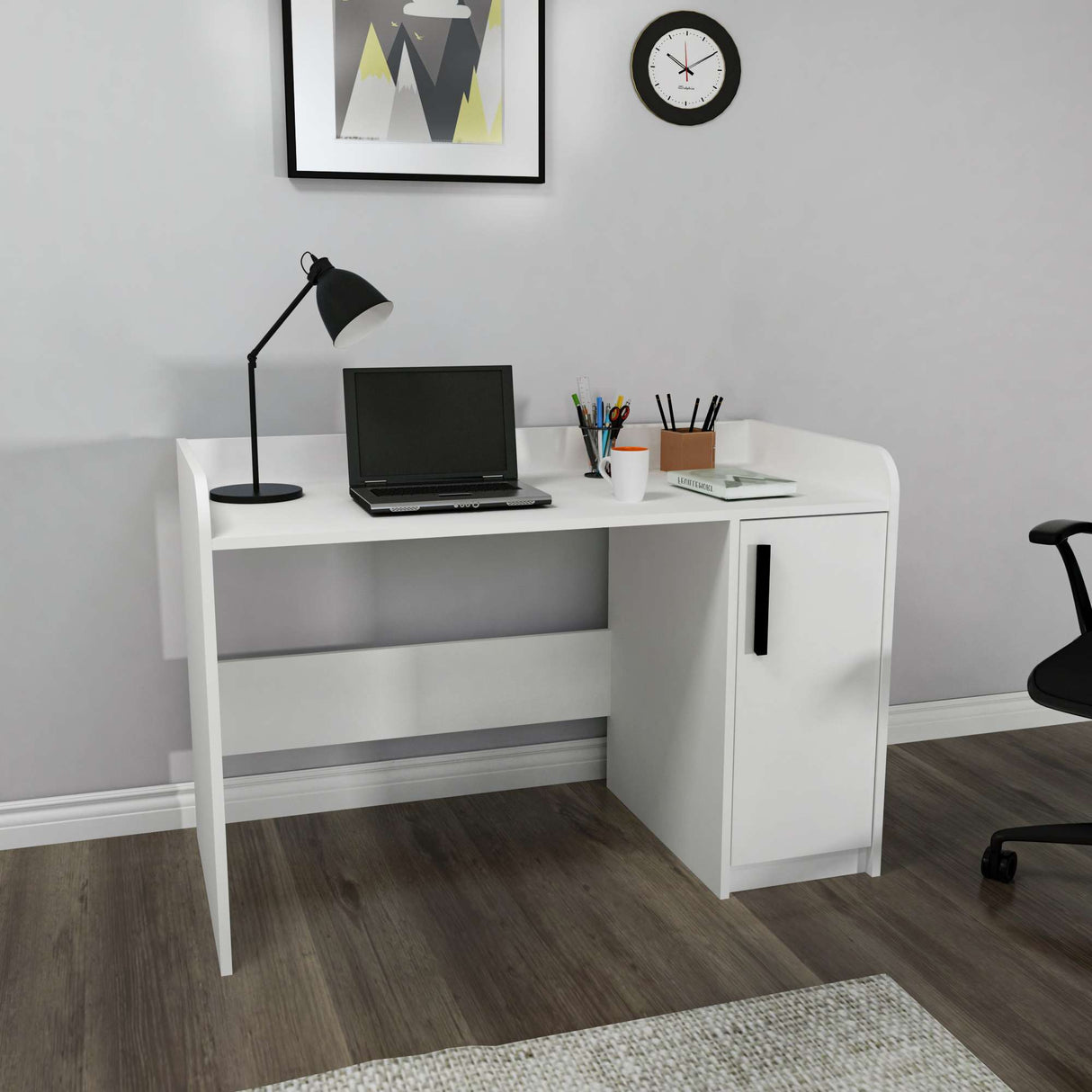 Birou Luses, Diverse culori, Diverse dimensiuni - Alb - 124x60x83 cm | SKU: 550ARN3517 | Birou Luses, varianta Alb - 124x60x83 cm, produs pentru amenajarea locuinței, disponibil online în România la CasaMob