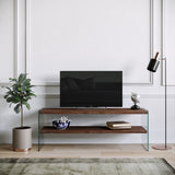 Comodă TV TV1003, Nuc, 120x35x45 cm