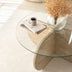 Măsuță de cafea Bubble - Transparent, Travertin, Ø75x35 cm, SKU 552NOS2500, imagine 5