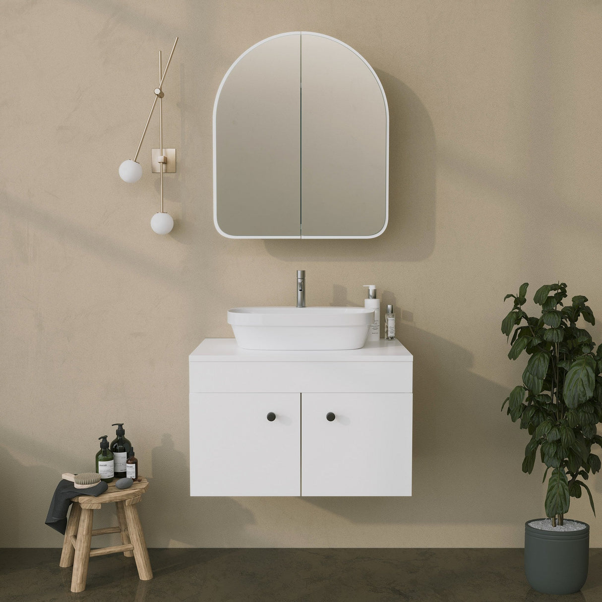 Dulap de baie Hope Cabinet, Diverse culori - Alb | SKU: 552NOS1218 | Dulap de baie Hope Cabinet, varianta Alb, produs pentru amenajarea locuinței, disponibil online în România la CasaMob