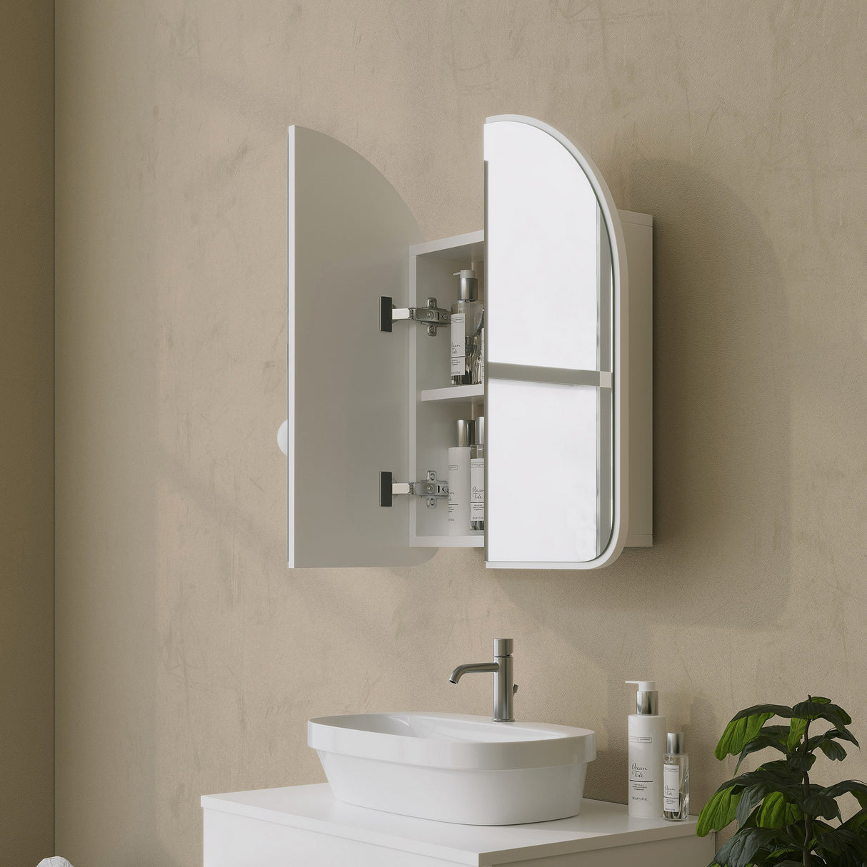 Dulap de baie Hope Cabinet, Diverse culori - Alb | SKU: 552NOS1218 | Dulap de baie Hope Cabinet, varianta Alb, produs pentru amenajarea locuinței, disponibil online în România la CasaMob
