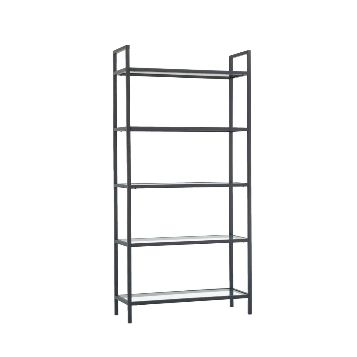 Biblioteca K100, Negru, 30x165x80 cm, SKU 552NOS1303