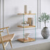 Biblioteca Niagara Mini R302, Stejar, 35x80x40 cm, SKU 552NOS1305