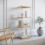 Biblioteca Niagara R303, Stejar, 35x120x40 cm
