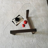 Masuta de cafea Cam Orta Sehpa S302, Nuc, 96x41x81 cm