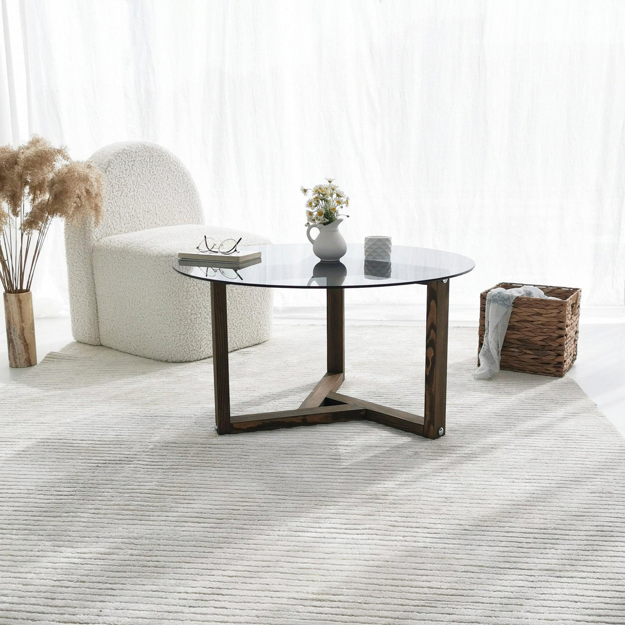 Măsuță de cafea Miro, Diverse culori, 75x75x40 cm - Fumuriu | SKU: 552NOS1413 | Măsuță de cafea Miro, 75x75x40 cm, varianta Fumuriu, produs pentru amenajarea locuinței, disponibil online în România la CasaMob
