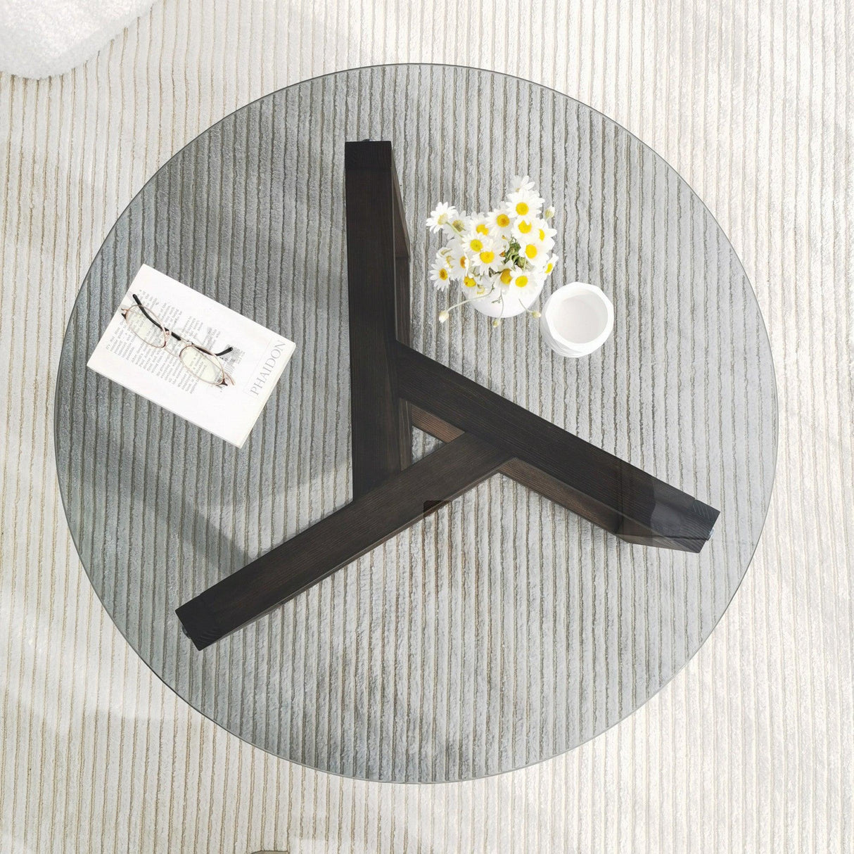 Măsuță de cafea Miro, Diverse culori, 75x75x40 cm - Fumuriu | SKU: 552NOS1413 | Măsuță de cafea Miro, 75x75x40 cm, varianta Fumuriu, produs pentru amenajarea locuinței, disponibil online în România la CasaMob