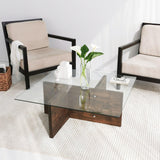 Masuta de cafea Glory - Walnut, Nuc, 90x35x90 cm