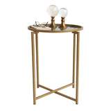 Masuta de cafea S407U - Gold, Aur, 50x60x50 cm