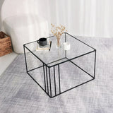 Masuta de cafea Outline - Black, Negru, 55x36x55 cm