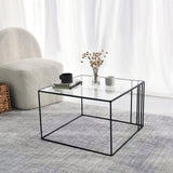 Masuta de cafea Outline - Black, Negru, 55x36x55 cm
